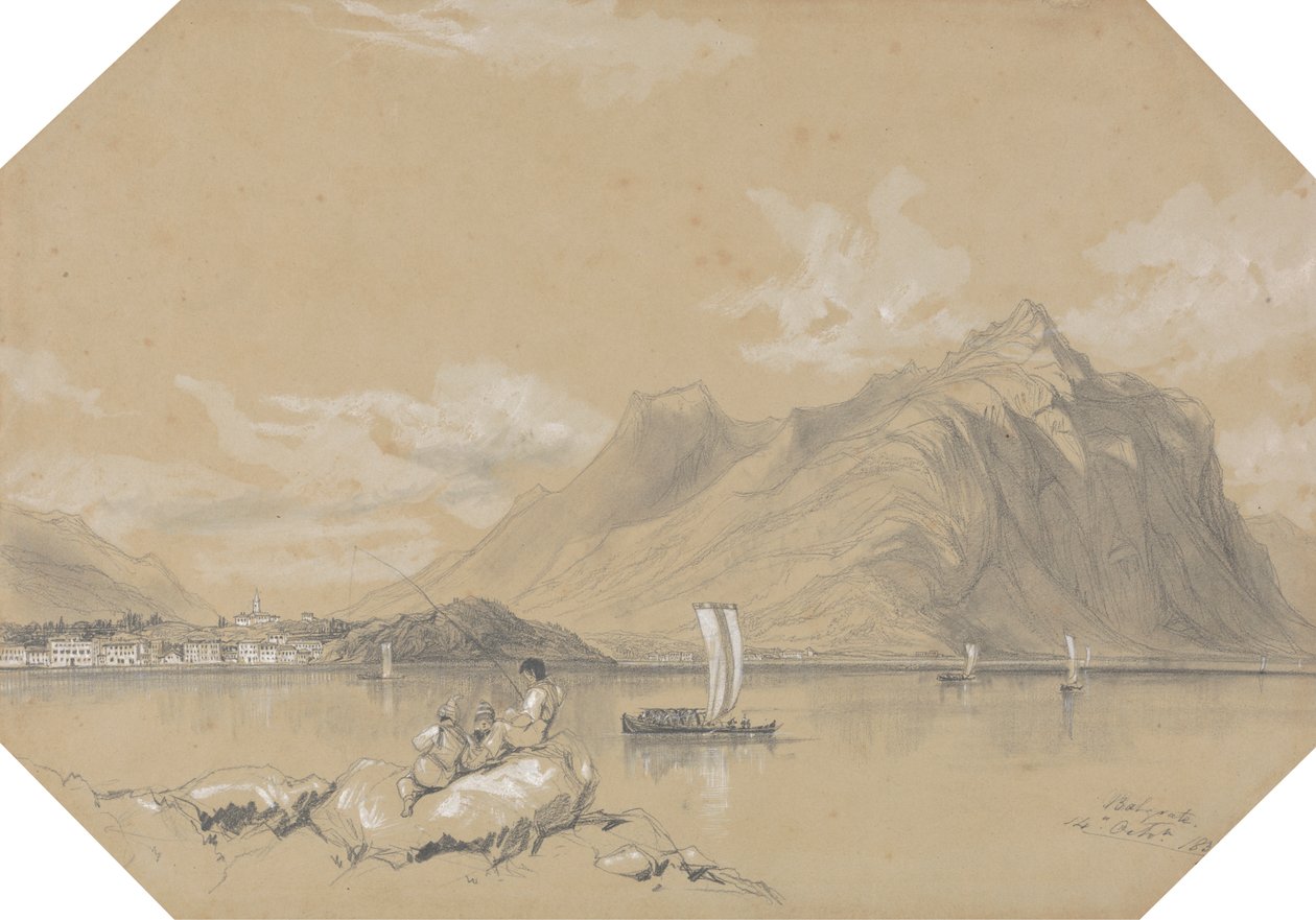 Balgrate. 14. oktober. 1837 door Edward Lear