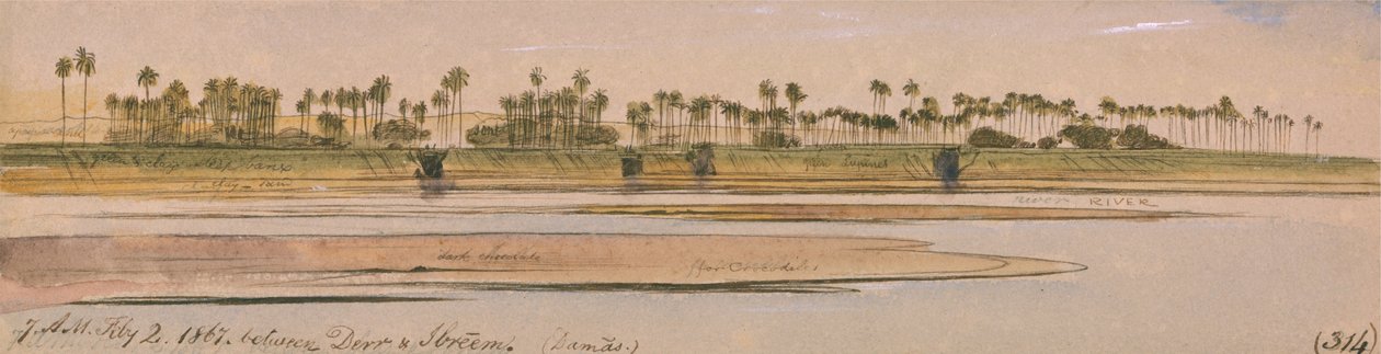 Tussen Derr en Ibreem door Edward Lear