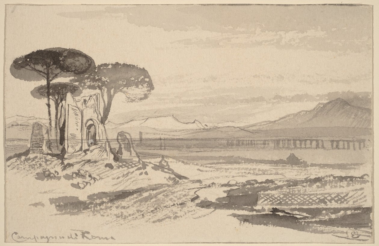 De omgeving van Rome door Edward Lear