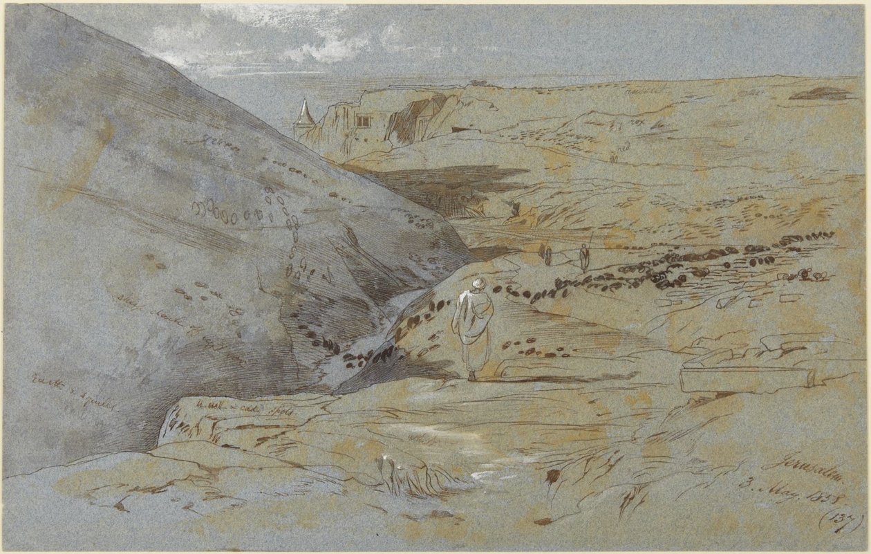 Jeruzalem door Edward Lear