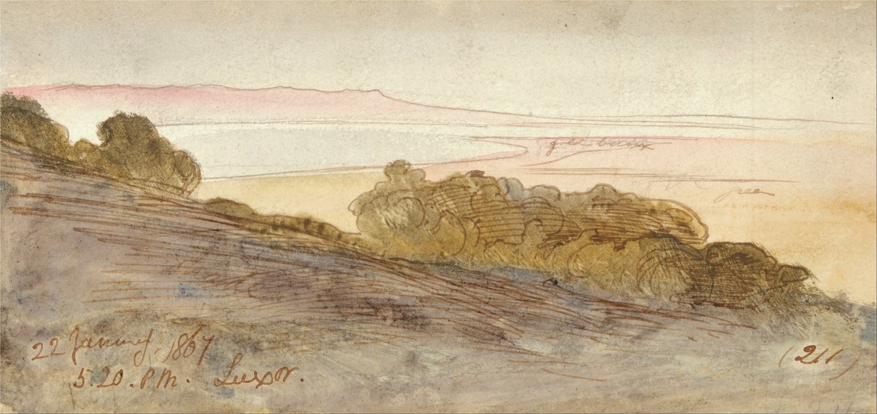 Luxor door Edward Lear