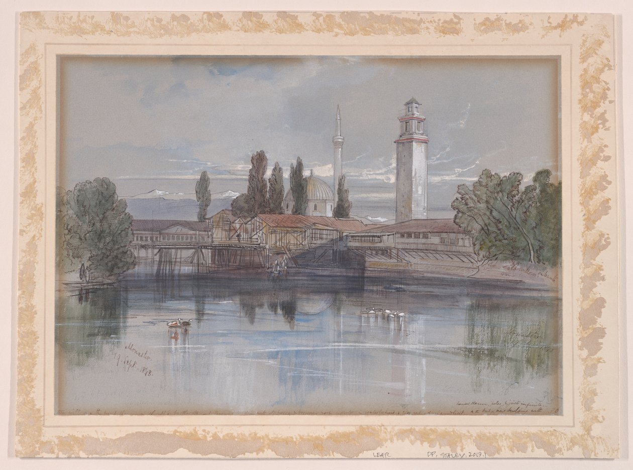 Klooster door Edward Lear