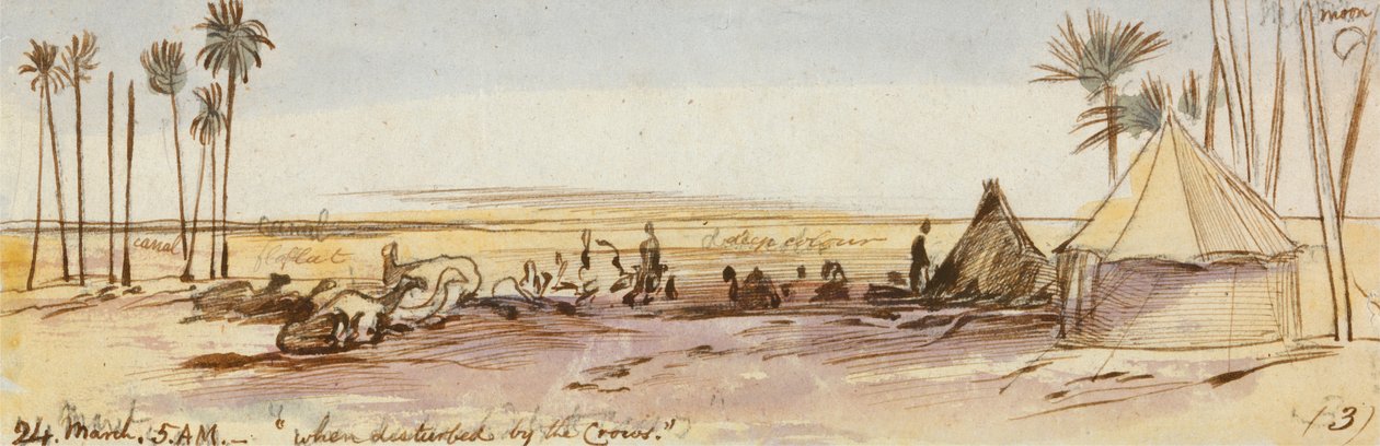 Omgeving Belbeis door Edward Lear