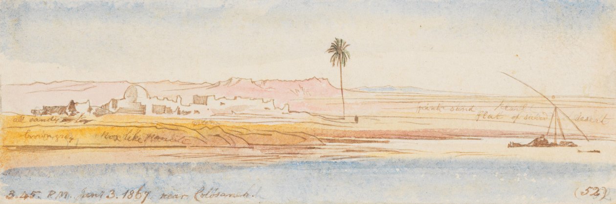 In de buurt van Colosaneh; 15.45 uur, 3 januari 1867 (52) door Edward Lear