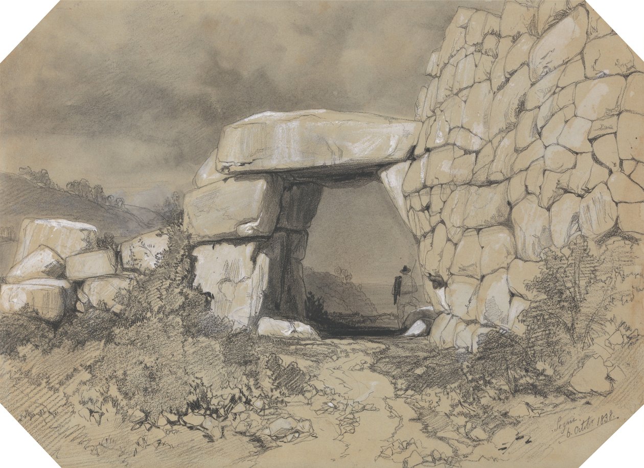 Segni, 6 oktober 1838 door Edward Lear
