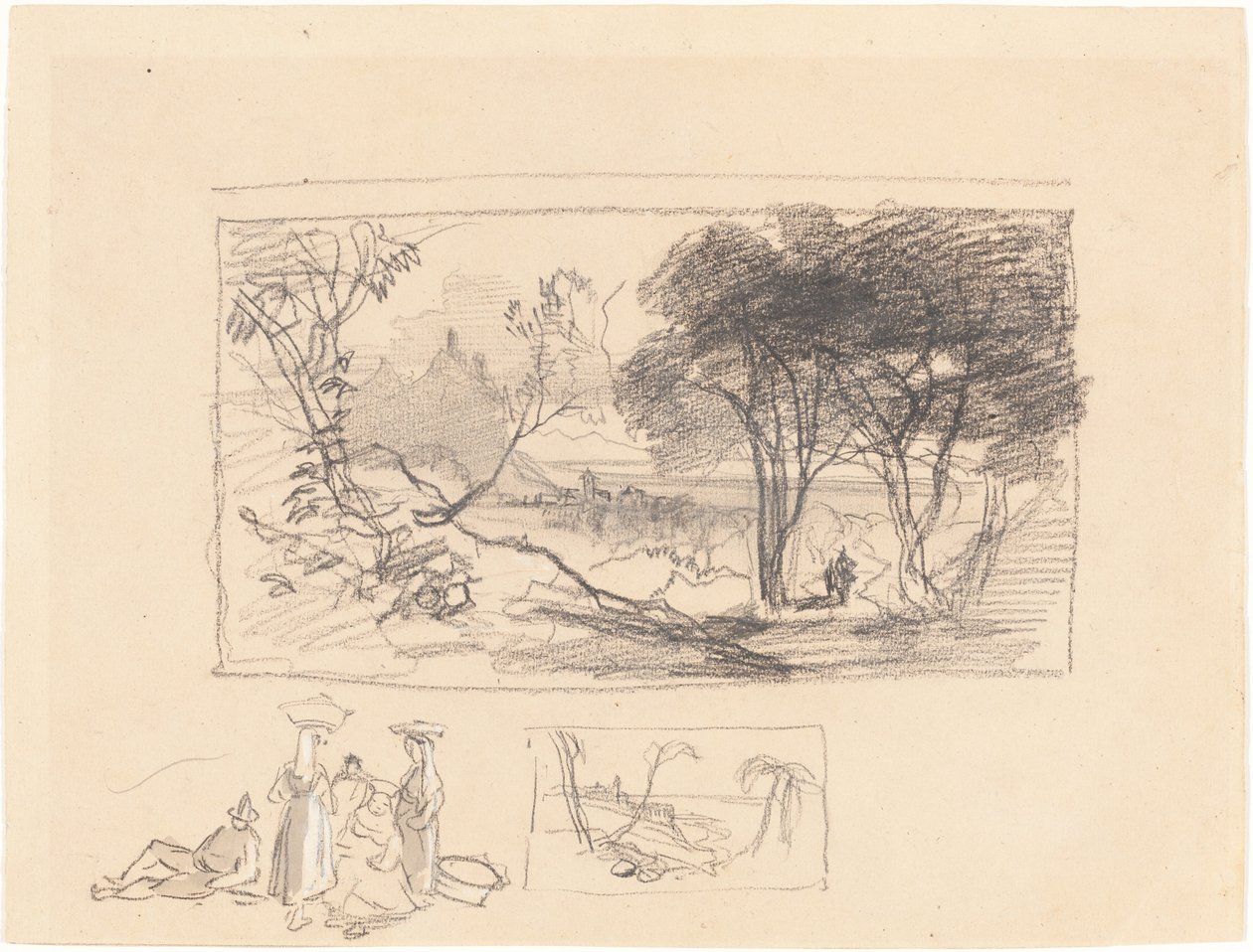 Schetsen in Italië door Edward Lear