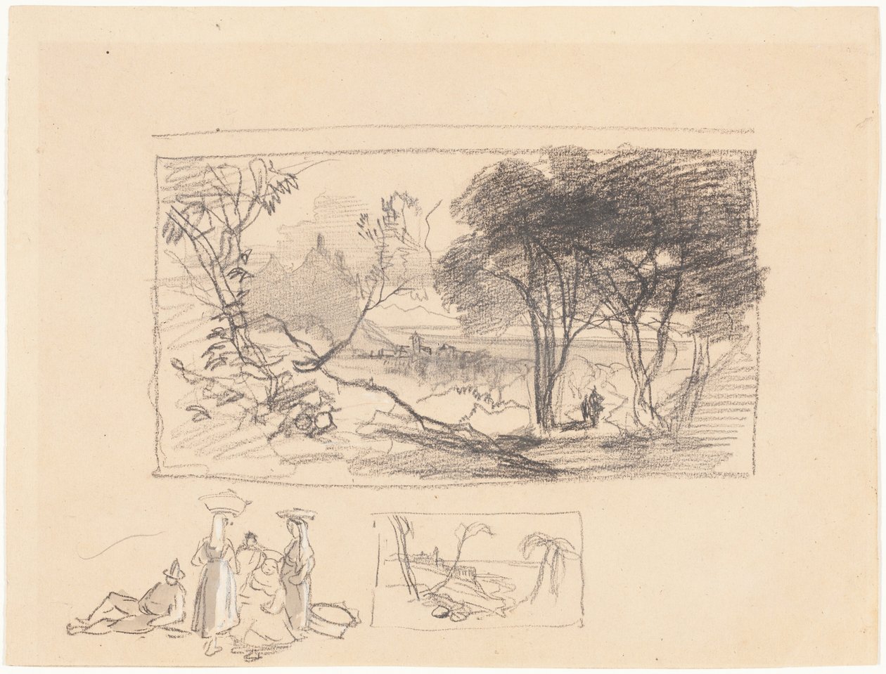 Schetsen in Italië [voorkant] door Edward Lear