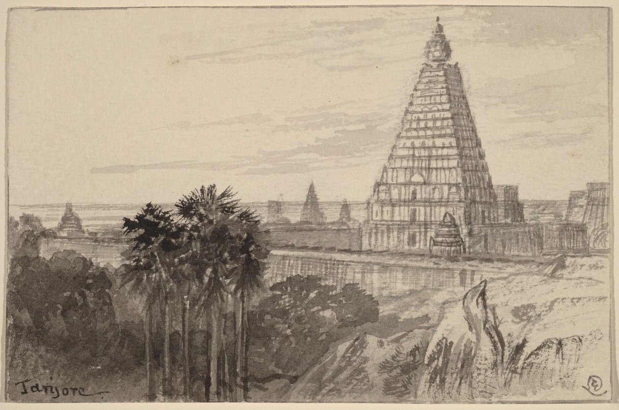 Tanjore, India door Edward Lear