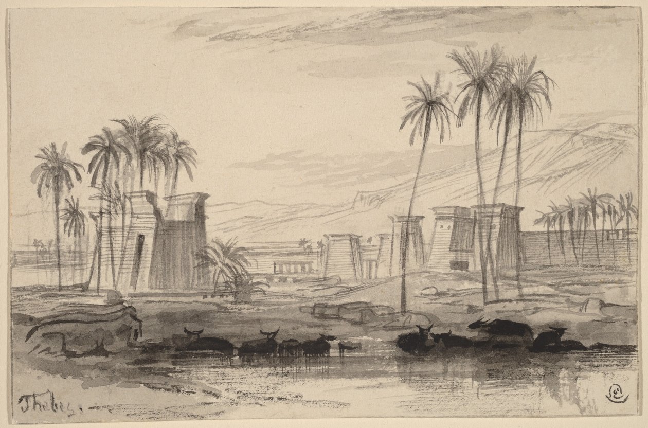 Thebe door Edward Lear