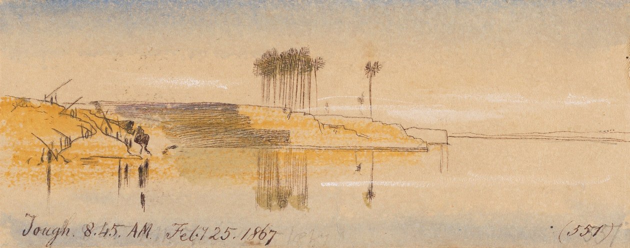 Moeilijk; 8.45 uur, 25 februari 1867 (551) door Edward Lear