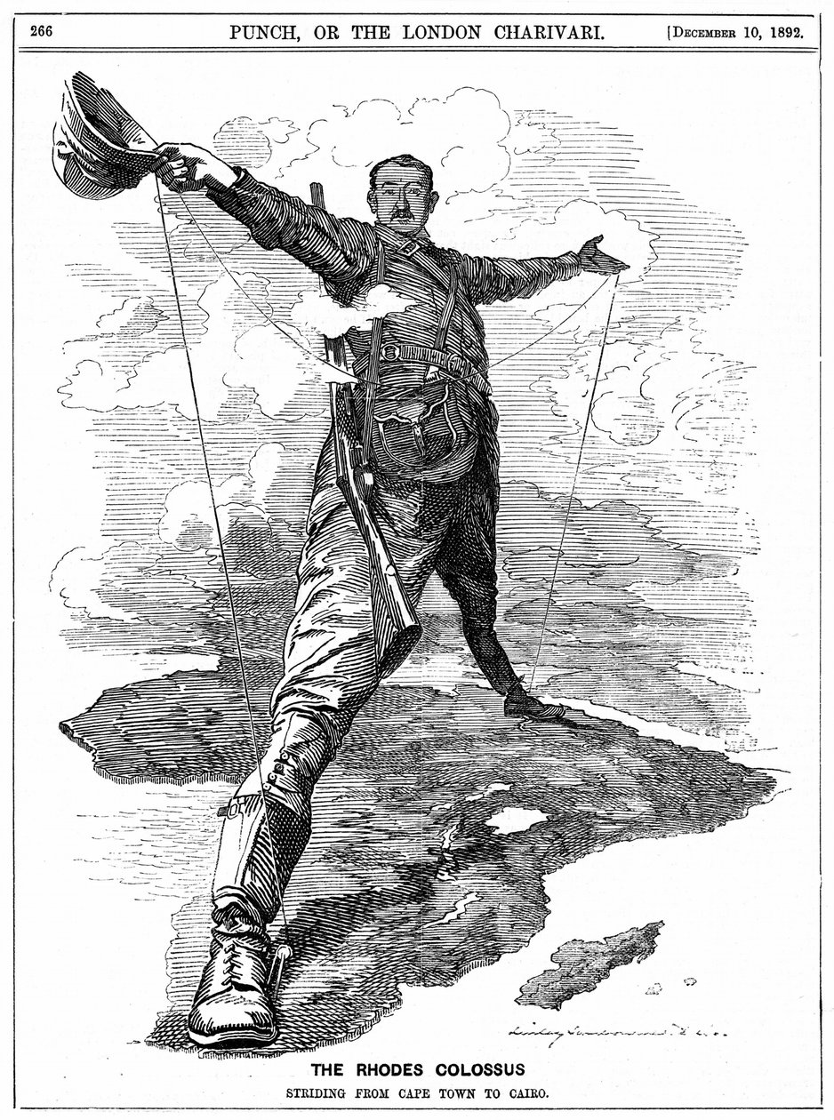 Cecil John Rhodes, uit 