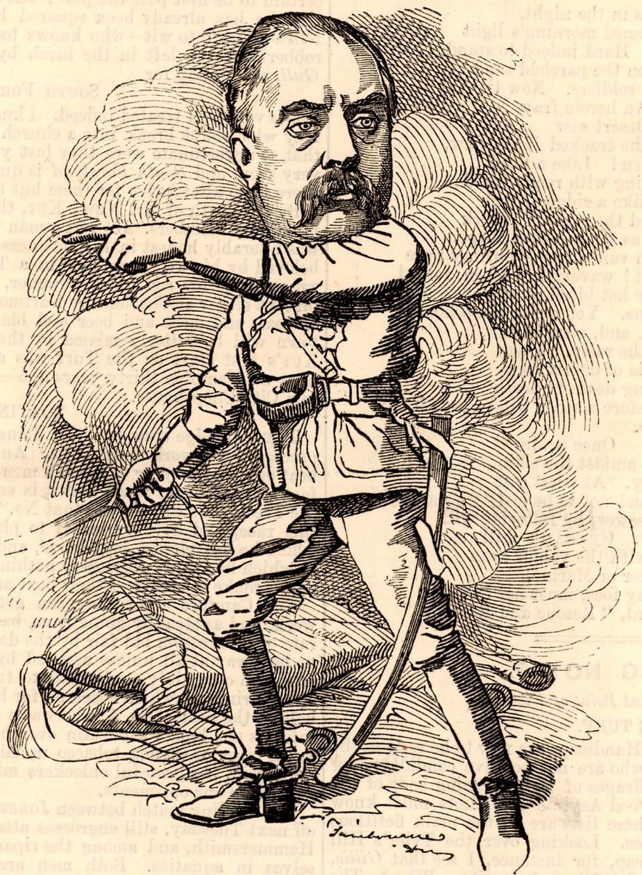 Gerald Graham (1831-1899) Engelse legerofficier die diende bij de Royal Engineers door Edward Linley Sambourne