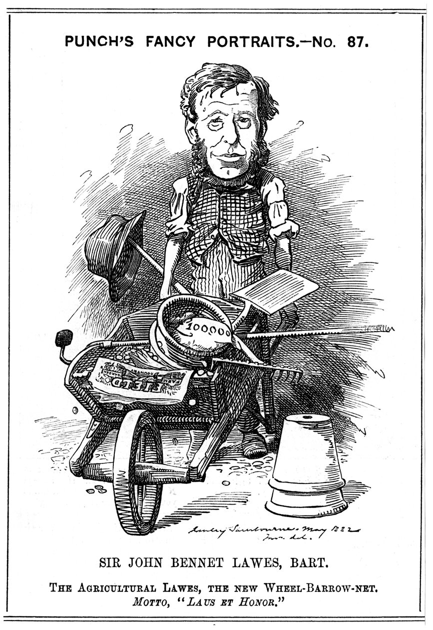 John Bennett Lawes, Engelse landbouwkundige, 1882 door Edward Linley Sambourne