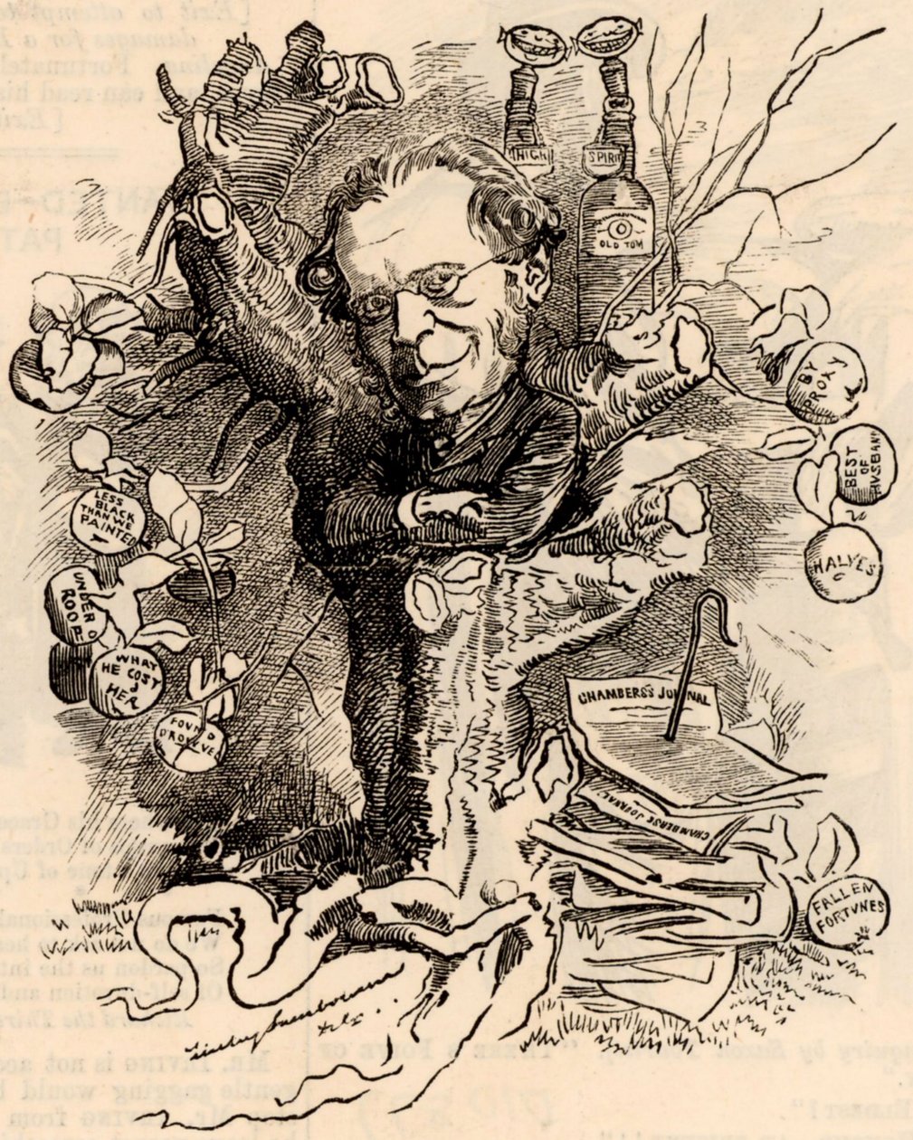 Portret van James Payn door Edward Linley Sambourne