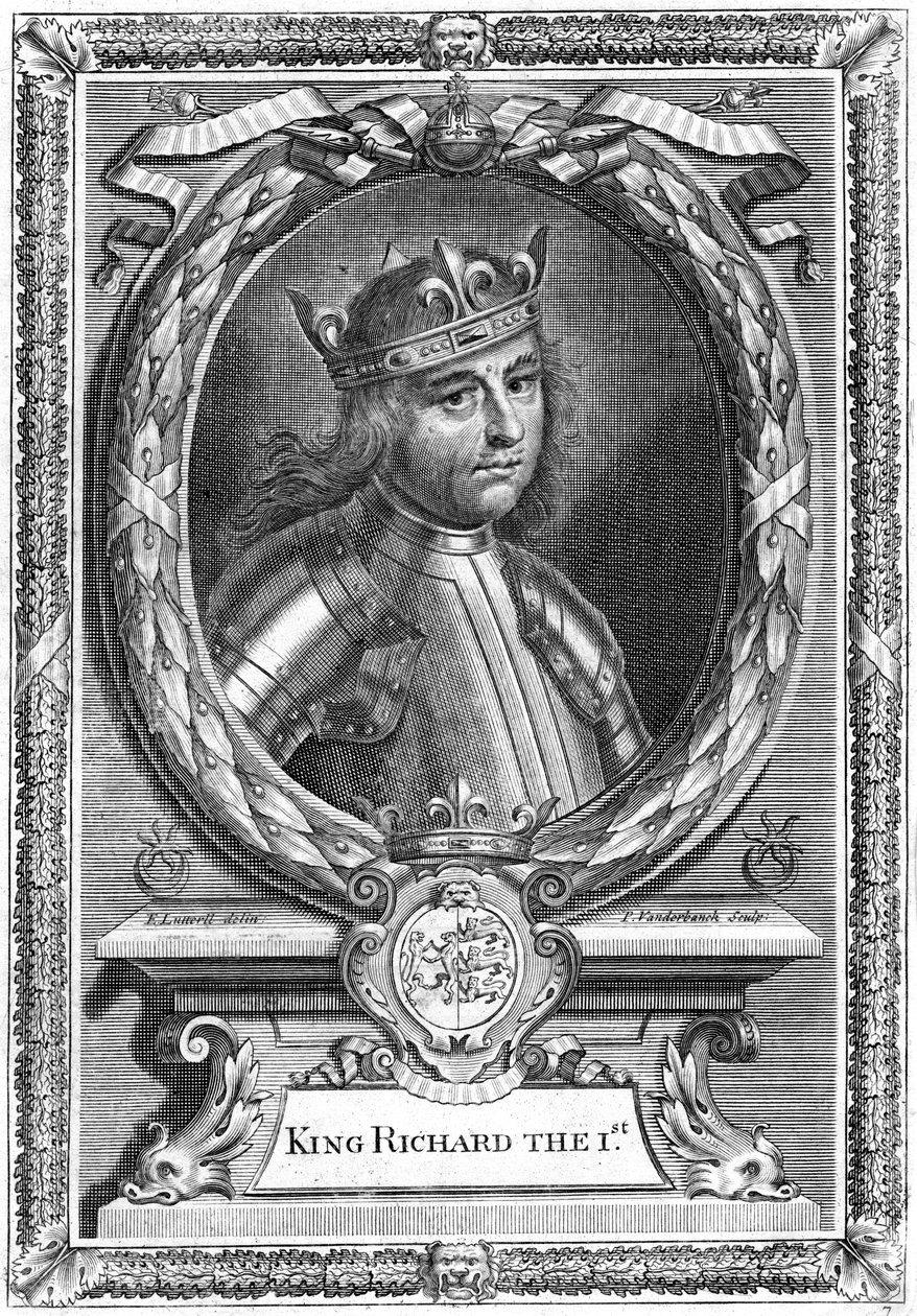 Richard I koning van Engeland door Edward Lutterell