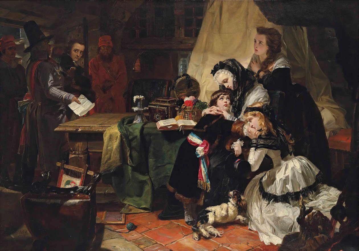 Het Laatste Afscheid van Marie Antoinette en Haar Zoon door Edward Matthew Ward