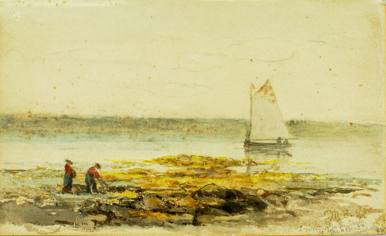 Ochtend aan de kust door Edward Mitchell Bannister