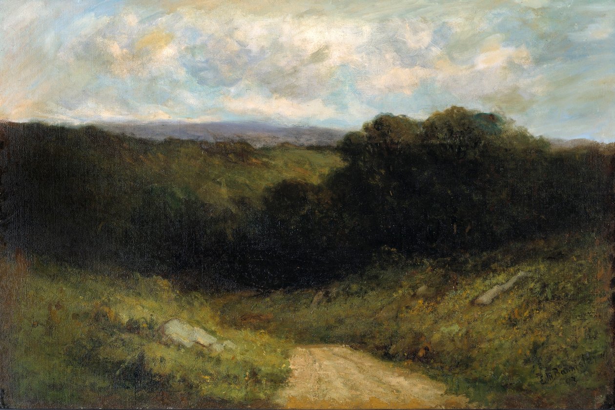 De weg naar de vallei door Edward Mitchell Bannister