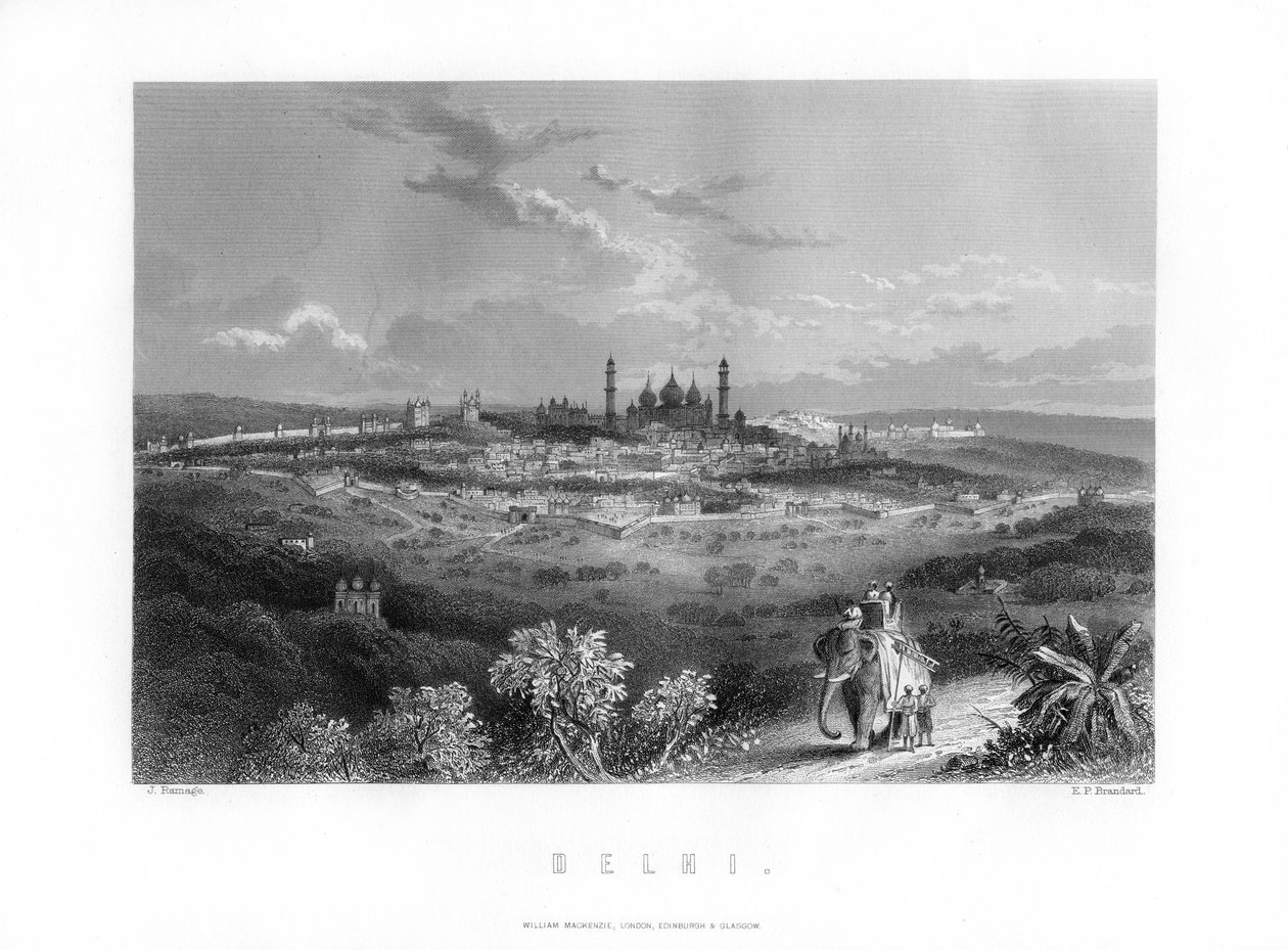 Delhi, India door Edward Paxman Brandard