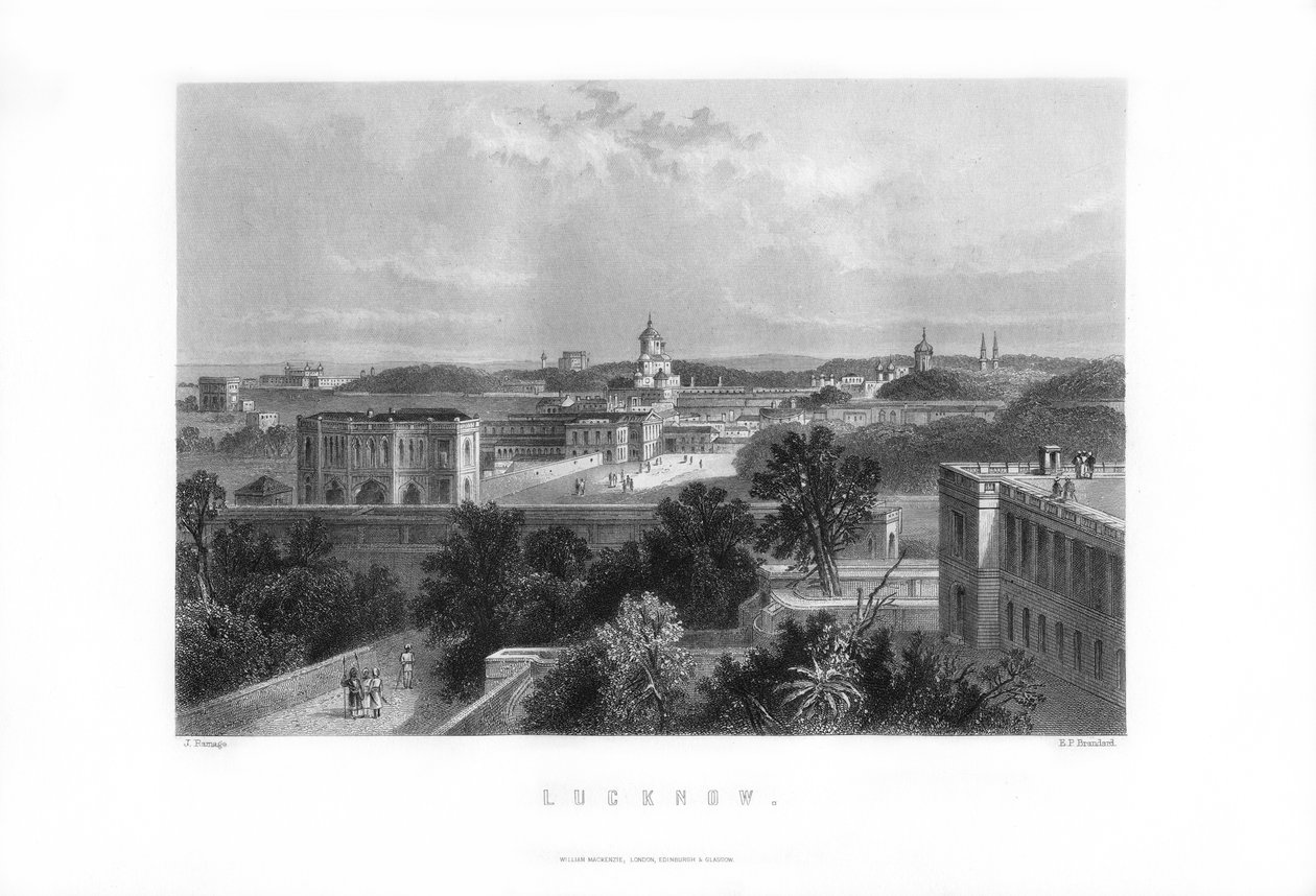 Lucknow, India door Edward Paxman Brandard