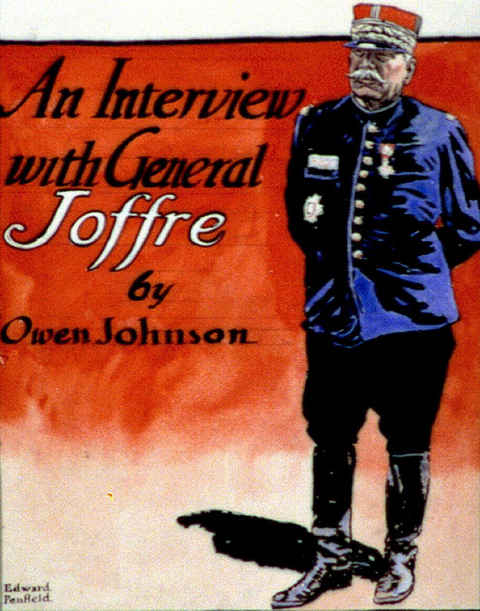Generaal Joffre (1852-1931), Franse militaire commandant. Edward Penfield (1866-1925) Amerikaanse kunstenaar en illustrator. Omslag van 