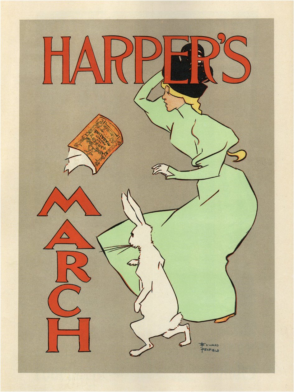 Harpers Mars, 1894 door Edward Penfield