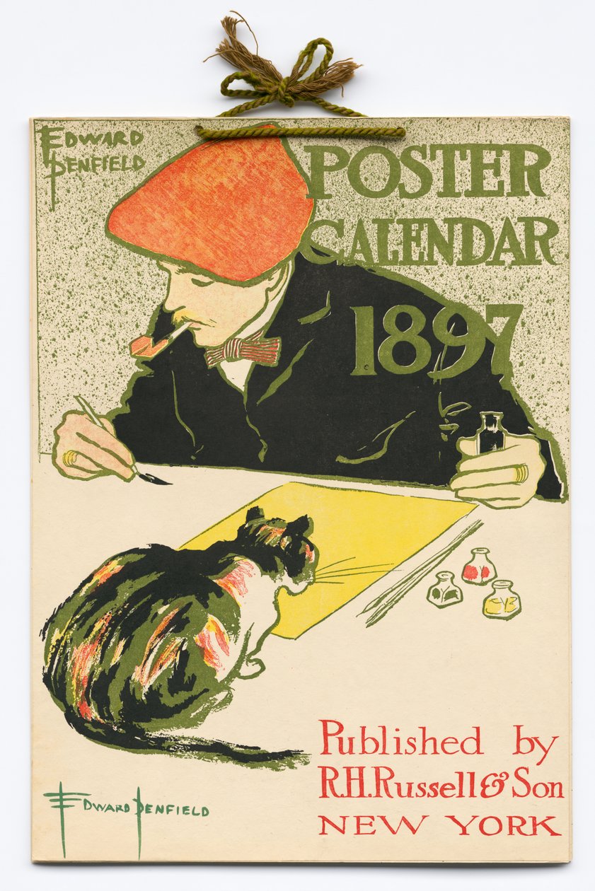 Kalenderplakat 1897 door Edward Penfield