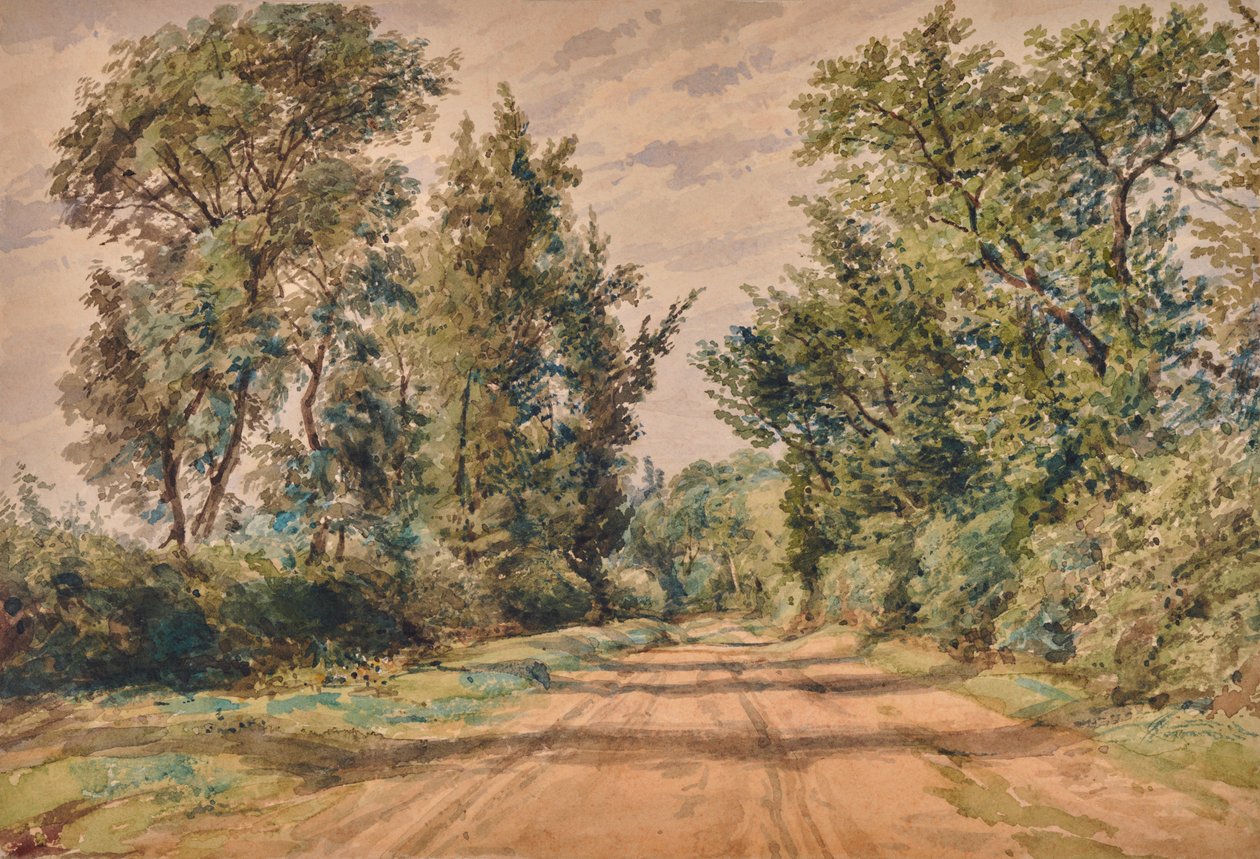 Landschap met Weg door Edward Pretty