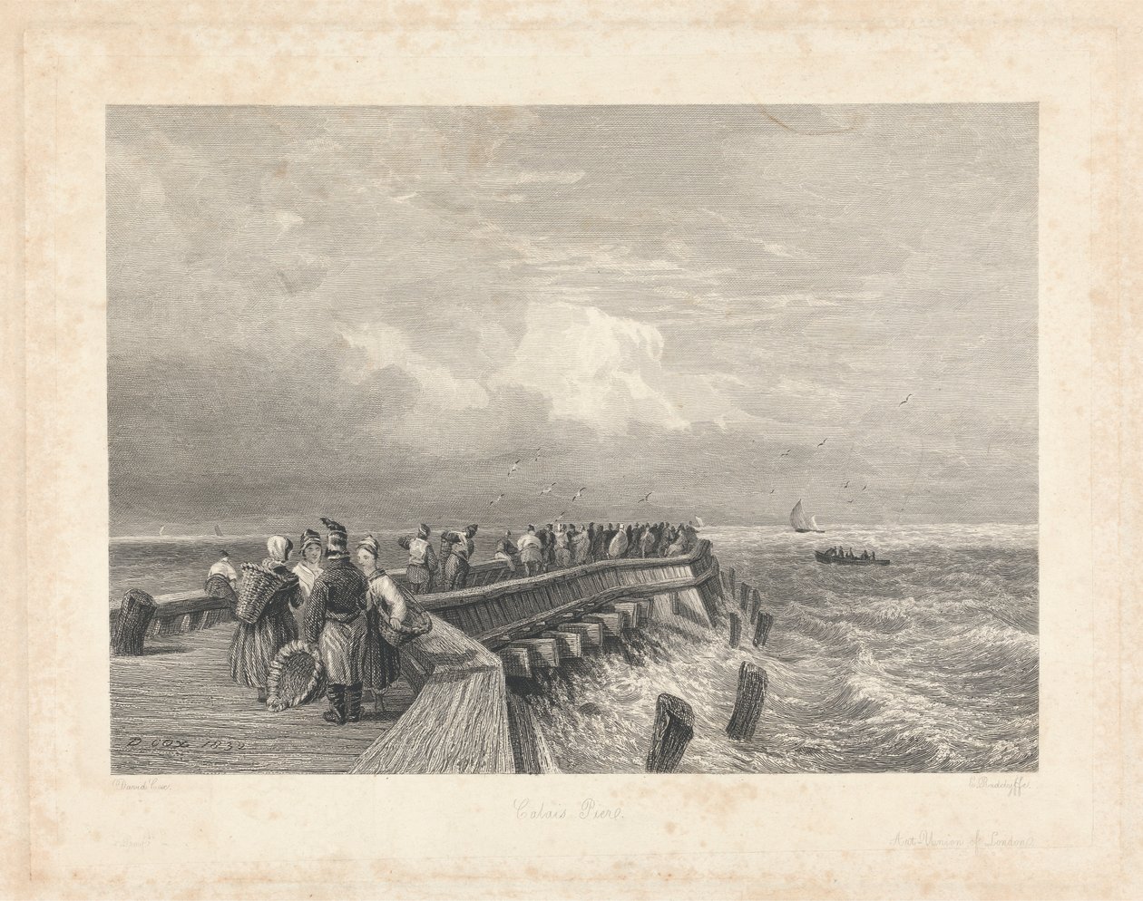 Calais Pier door Edward Radclyffe