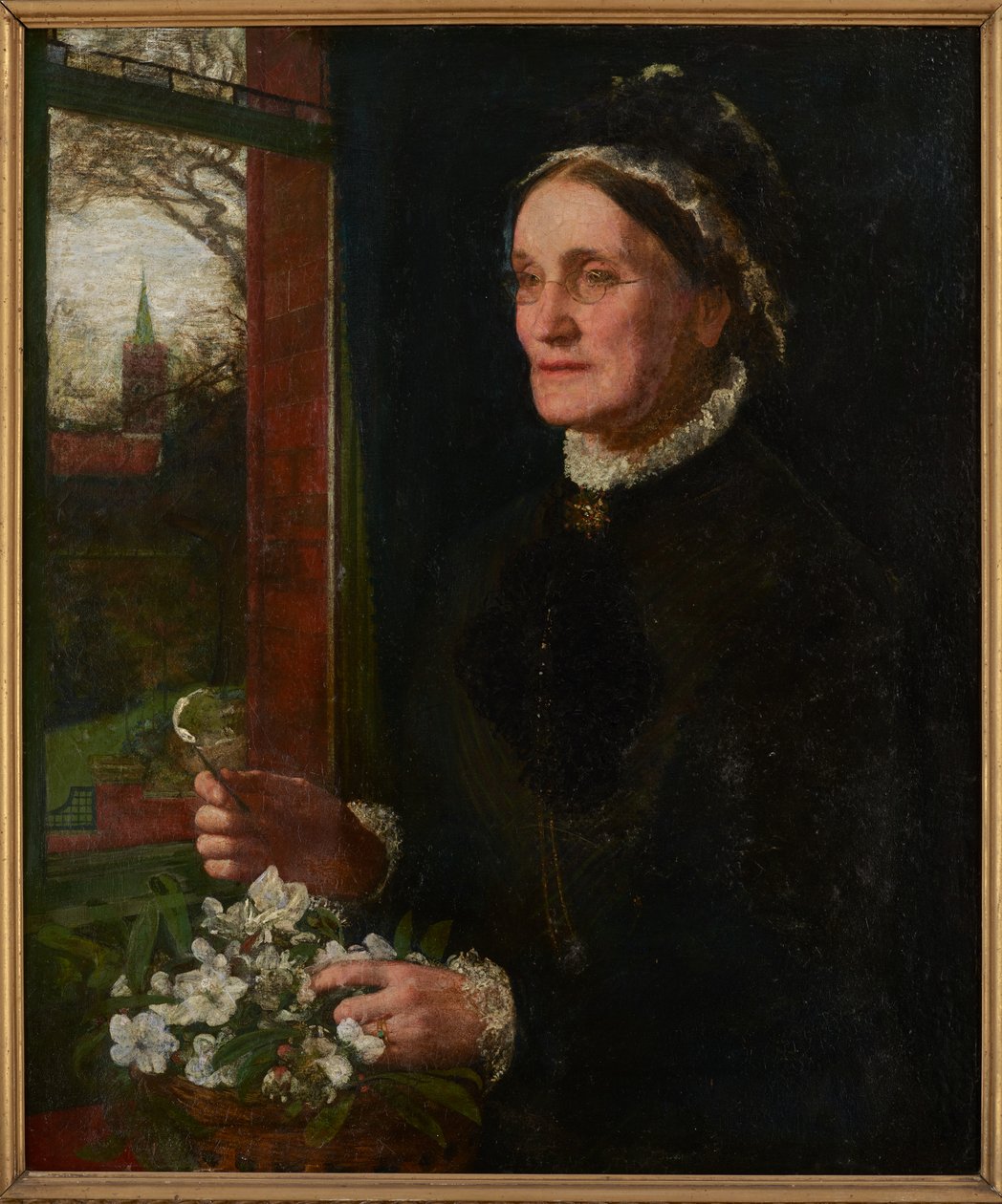 Phoebe King (olieverf op doek) door Edward Robert Hughes