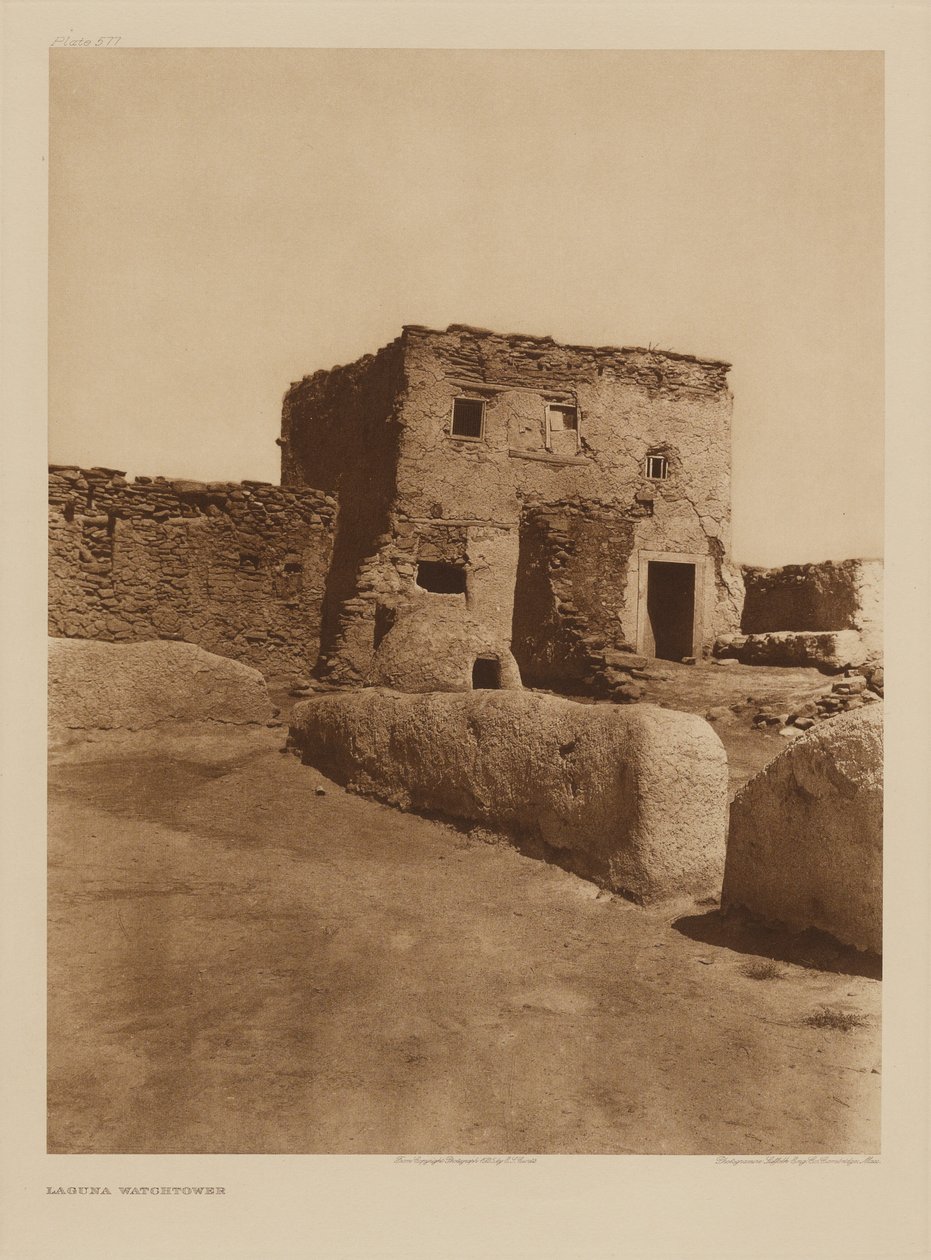Laguna-uitkijktoren door Edward S. Curtis