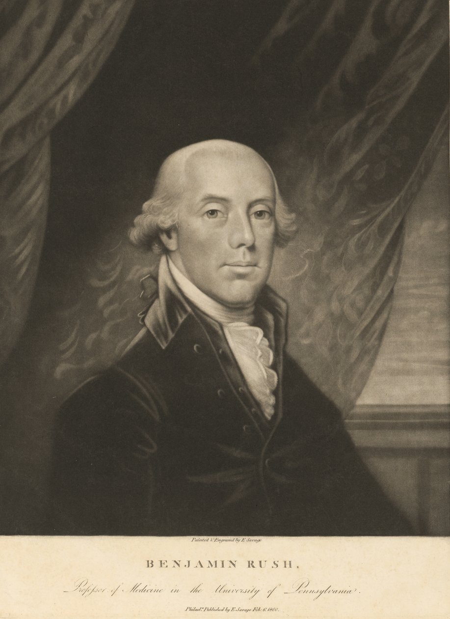 Benjamin Rush door Edward Savage