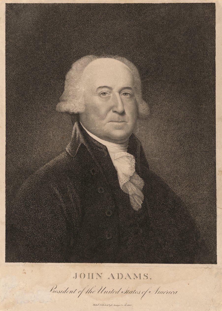 John Adams door Edward Savage