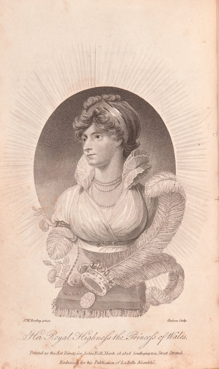 Hare Koninklijke Hoogheid de Prinses van Wales door Edward Scriven