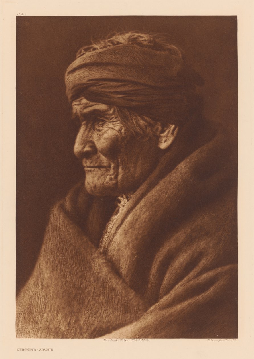 Geronimo door Edward Sheriff Curtis