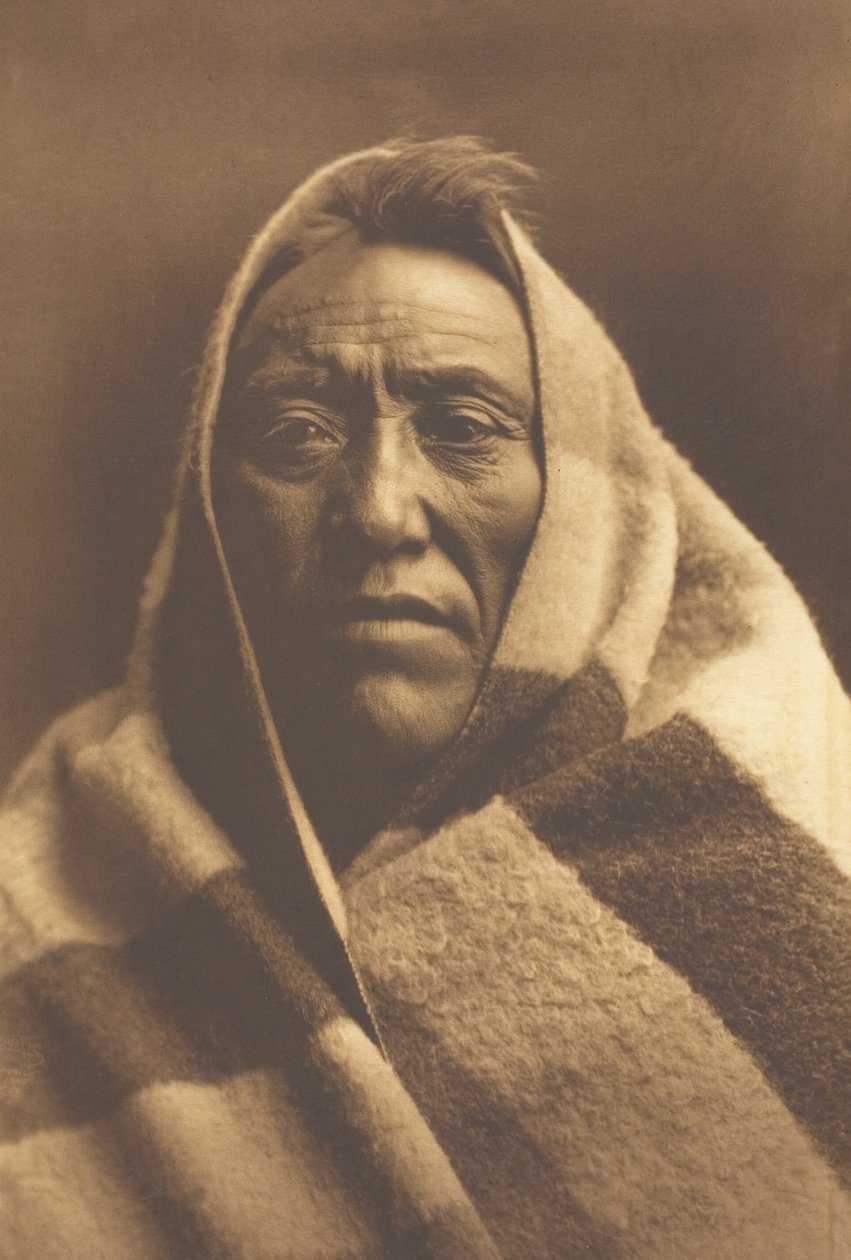 Middenkalf - Piegan door Edward Sheriff Curtis