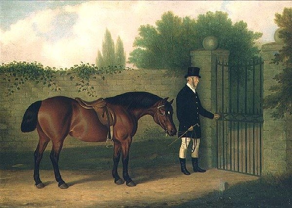 Paard en Knecht door Edward Tolley
