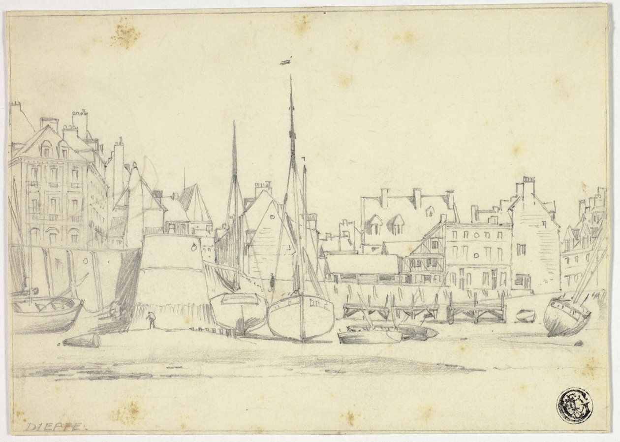 Dieppe door Edward William Cooke