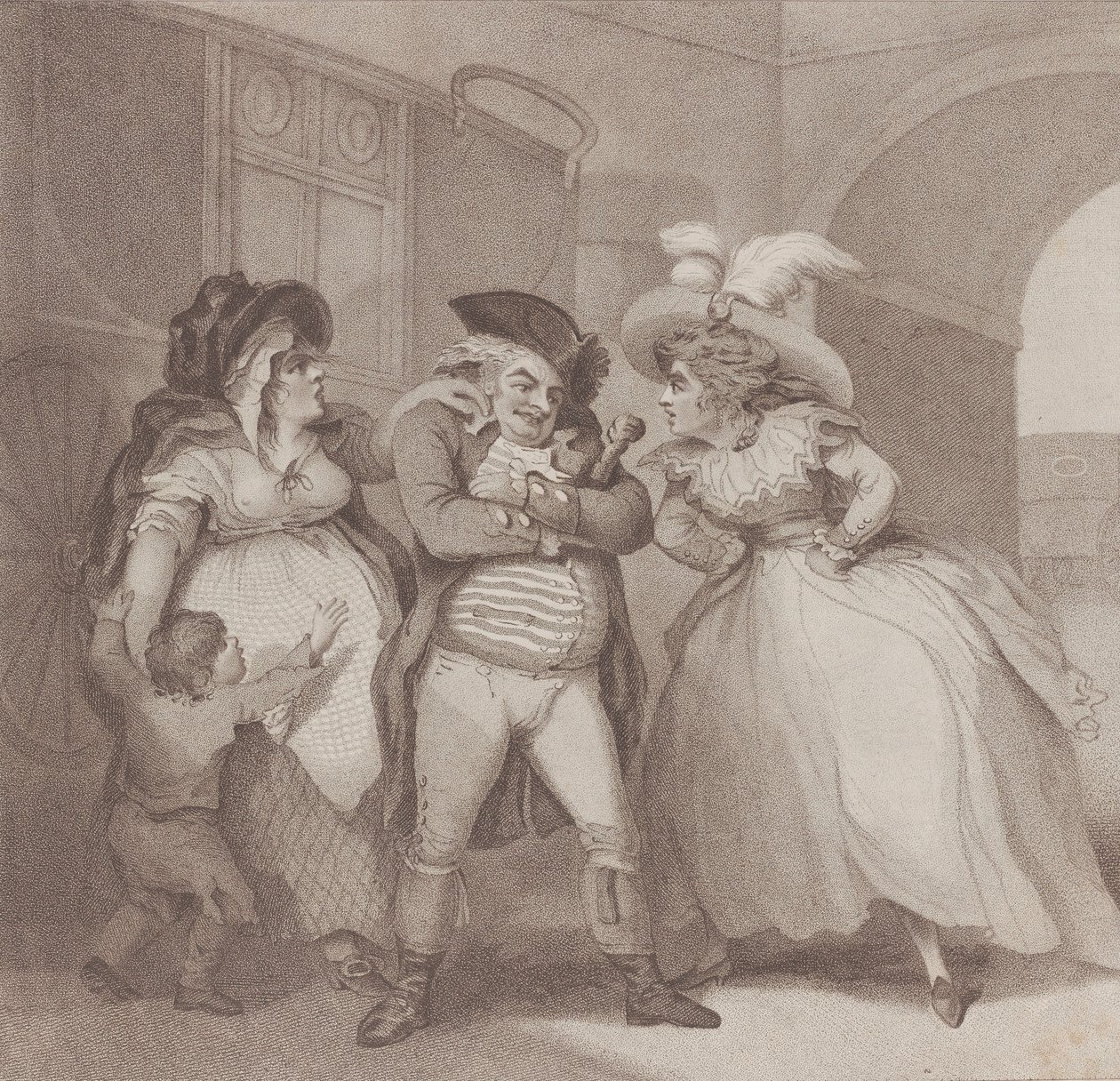 Polygamie, [1 augustus 1787], heruitgegeven 1 juli 1802 door Edward Williams