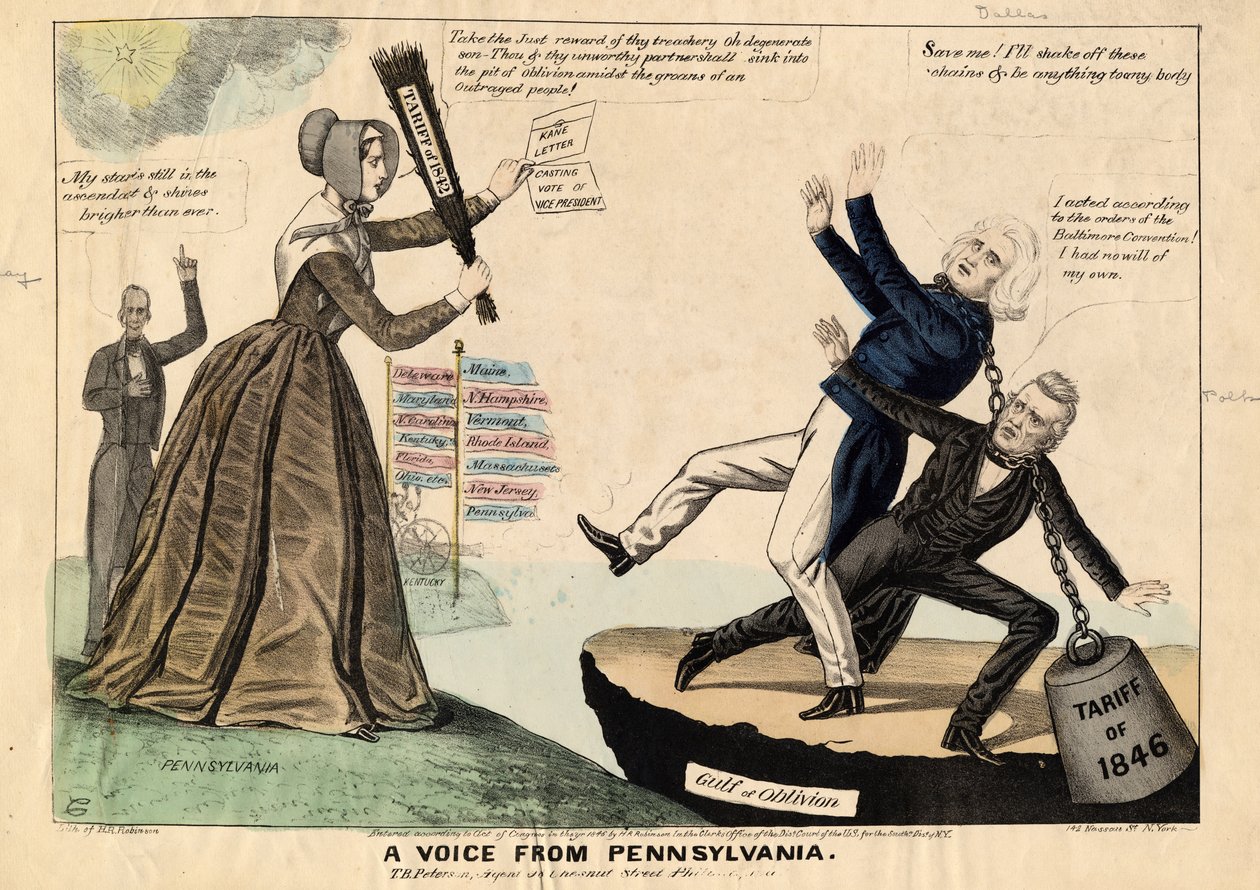 Een stem uit Pennsylvania, uitgegeven door H.R. Robinson, New York, 1846 door Edward Williams Clay