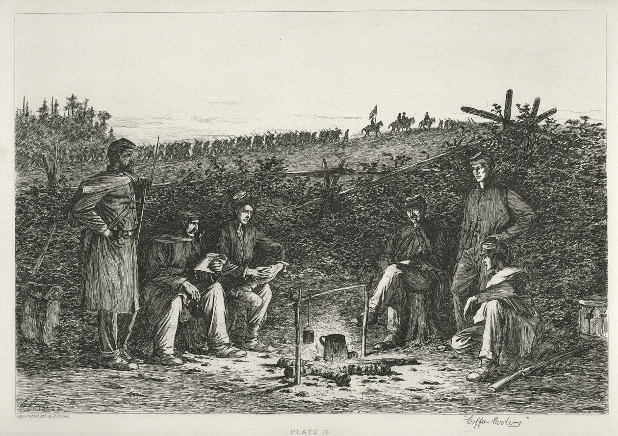 Koffiekoelers door Edwin Austin Forbes