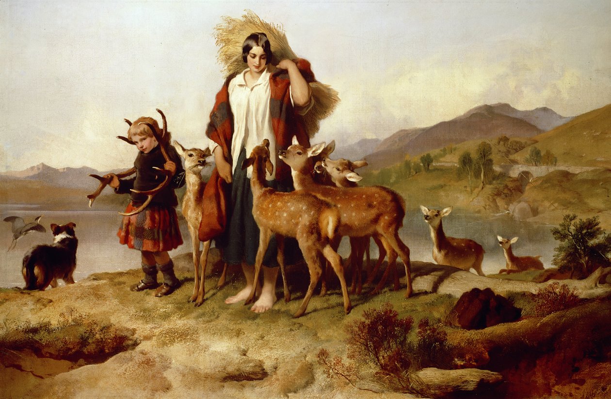 De familie van de boswachter door Edwin Landseer