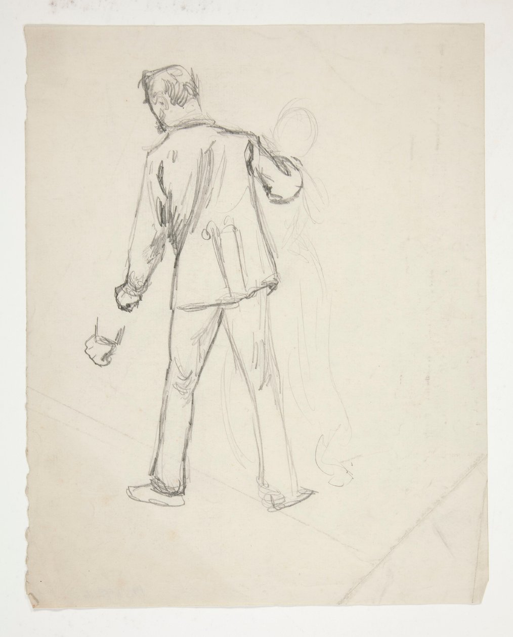 Een Mannelijke en een Vrouwelijke Figuur door Edwin Austin Abbey