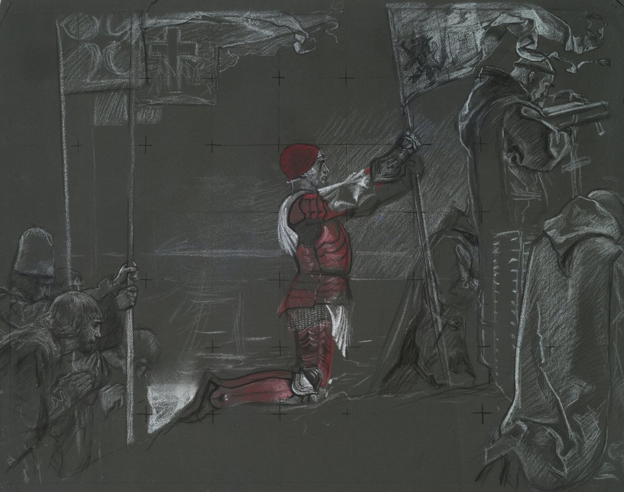 Columbus ontdekt de Nieuwe Wereld door Edwin Austin Abbey