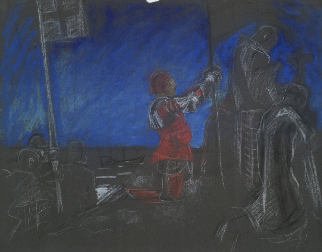 Columbus ontdekt de Nieuwe Wereld door Edwin Austin Abbey