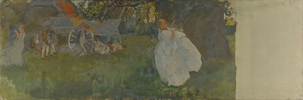 Compositiestudie door Edwin Austin Abbey