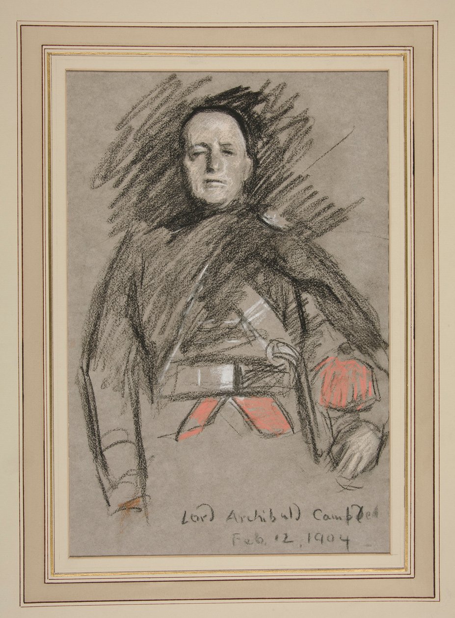 Kroning van Edward VII Portret: Lord Archibald Campbell door Edwin Austin Abbey
