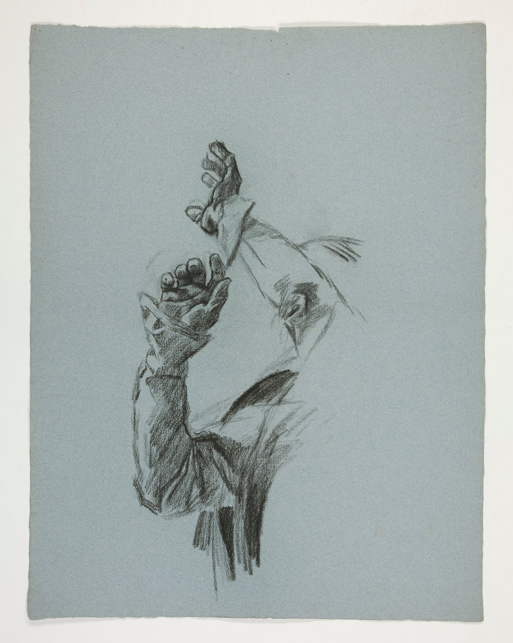 Figurenstudie voor Koning Arthur door Edwin Austin Abbey
