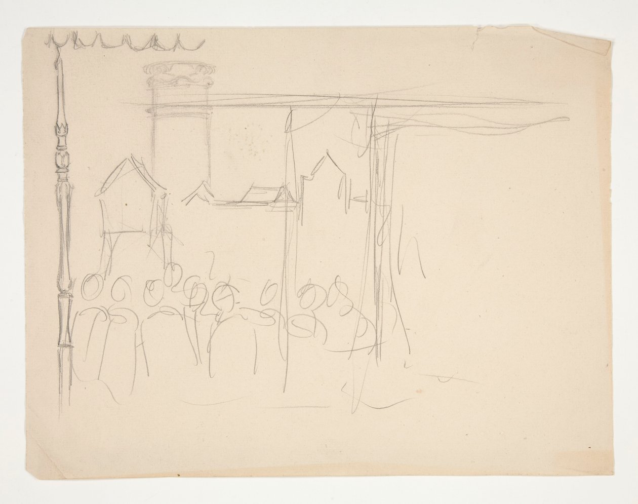 Isabella en de Hertog (studie voor .1108), uit Maat voor Maat door Edwin Austin Abbey
