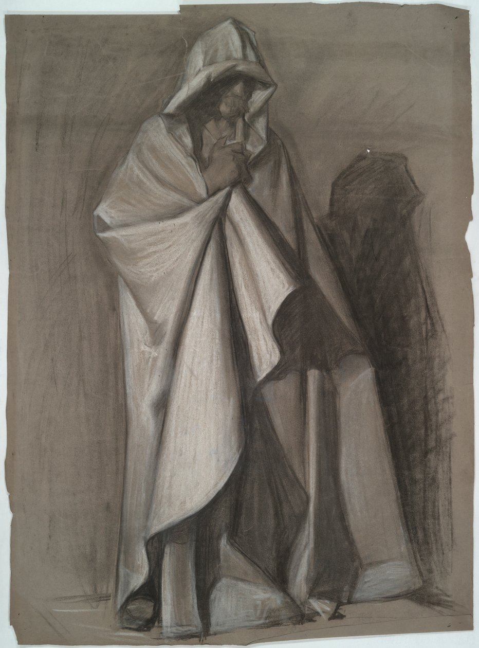 Jozef van Arimathea, Figurenstudie door Edwin Austin Abbey